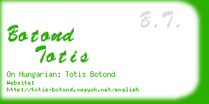 botond totis business card